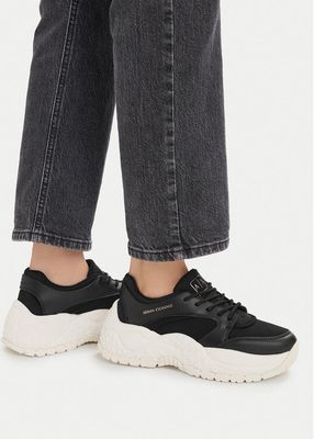 Buty sportowe damskie na wiosnę Armani Exchange ze sklepu: eobuwie.pl w kategorii: Buty sportowe damskie - zdjęcie WP-EBWP-9KUZS-09B_0000305967794