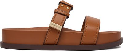 Klapki damskie na lato Armani Exchange ze sklepu: eobuwie.pl w kategorii: Klapki damskie - zdjęcie WP-EBWP-9KUZS-09B_0000305968586