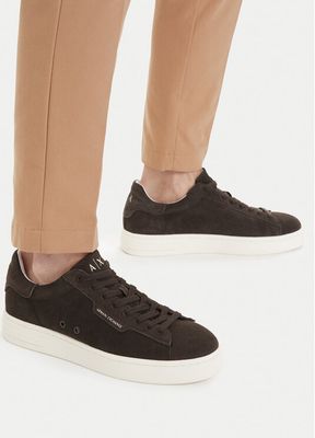 Armani Exchange - Buty sportowe męskie jesienne ze sklepu: eobuwie.pl w kategorii: Buty sportowe męskie - zdjęcie WP-EBWP-9KUZS-09B_0000305968906