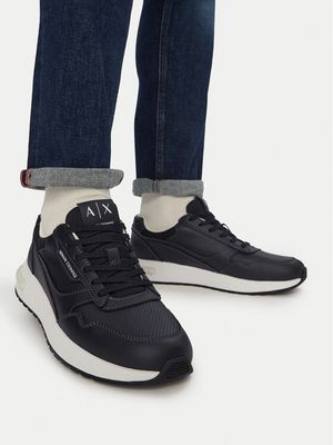 Buty sportowe męskie jesienne Armani Exchange ze sklepu: eobuwie.pl w kategorii: Buty sportowe męskie - zdjęcie WP-EBWP-9KUZS-09B_0000305968937