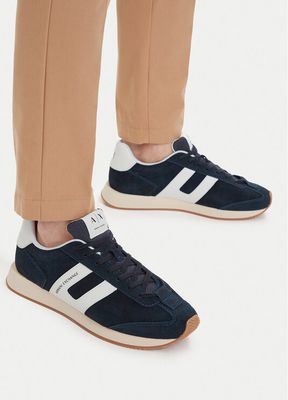 Armani Exchange - Buty sportowe męskie na wiosnę ze sklepu: eobuwie.pl w kategorii: Buty sportowe męskie - zdjęcie WP-EBWP-9KUZS-09B_0000305969019