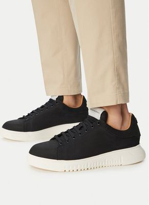 Buty sportowe męskie na wiosnę Emporio Armani ze sklepu: eobuwie.pl w kategorii: Buty sportowe męskie - zdjęcie WP-EBWP-9KUZS-09B_0000305972033