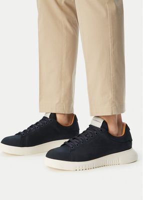 Buty sportowe męskie jesienne Emporio Armani ze sklepu: eobuwie.pl w kategorii: Buty sportowe męskie - zdjęcie WP-EBWP-9KUZS-09B_0000305972170
