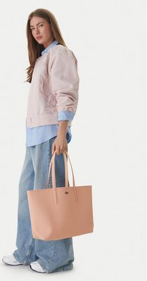 Shopper bag wakacyjna Lacoste ze sklepu: eobuwie.pl w kategorii: Torby Shopper bag - zdjęcie WP-EBWP-9KUZS-09B_0000305980717