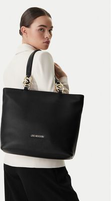 Shopper bag elegancka Love Moschino ze sklepu: eobuwie.pl w kategorii: Torby Shopper bag - zdjęcie WP-EBWP-9KUZS-09B_0000305995360