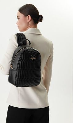 Plecak Love Moschino ze sklepu: eobuwie.pl w kategorii: Plecaki - zdjęcie WP-EBWP-9KUZS-09B_0000305995612