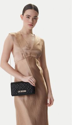 Kopertówka elegancka Love Moschino ze sklepu: eobuwie.pl w kategorii: Kopertówki - zdjęcie WP-EBWP-9KUZS-09B_0000305995704