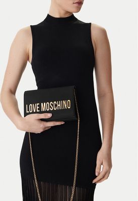 Kopertówka elegancka Love Moschino ze sklepu: eobuwie.pl w kategorii: Kopertówki - zdjęcie WP-EBWP-9KUZS-09B_0000305996145