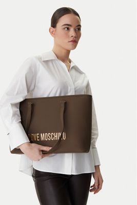 Shopper bag wakacyjna Love Moschino ze sklepu: eobuwie.pl w kategorii: Torby Shopper bag - zdjęcie WP-EBWP-9KUZS-09B_0000305996749