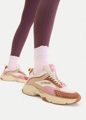 Buty sportowe damskie wiosenne Love Moschino ze sklepu: eobuwie.pl w kategorii: Buty sportowe damskie - zdjęcie WP-EBWP-9KUZS-09B_0000306002562