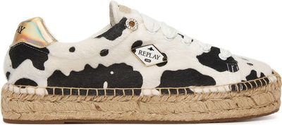 Espadryle damskie na lato Replay ze sklepu: eobuwie.pl w kategorii: Espadryle damskie - zdjęcie WP-EBWP-9KUZS-09B_0000306017443