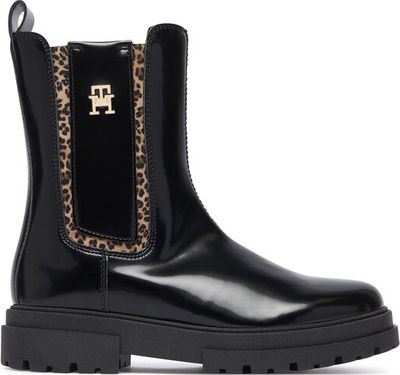 Buty zimowe dziecięce na zimę Tommy Hilfiger ze sklepu: eobuwie.pl w kategorii: Buty zimowe dziecięce - zdjęcie WP-EBWP-9KUZS-09B_0000306032279
