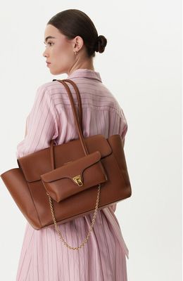 Shopper bag w stylu boho Coccinelle ze sklepu: eobuwie.pl w kategorii: Torby Shopper bag