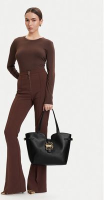 Shopper bag elegancka Just Cavalli ze sklepu: eobuwie.pl w kategorii: Torby Shopper bag - zdjęcie WP-EBWP-9KUZS-09B_0000306044951