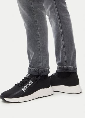 Buty sportowe męskie na wiosnę jesienne Just Cavalli ze sklepu: eobuwie.pl w kategorii: Buty sportowe męskie - zdjęcie WP-EBWP-9KUZS-09B_0000306045415