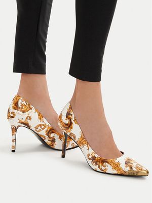 Czółenka na wiosnę Versace Jeans Couture ze sklepu: eobuwie.pl w kategorii: Czółenka - zdjęcie WP-EBWP-9KUZS-09B_0000306046672