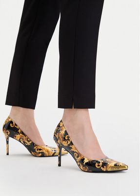 Versace Jeans Couture - Czółenka na wiosnę ze sklepu: eobuwie.pl w kategorii: Czółenka - zdjęcie WP-EBWP-9KUZS-09B_0000306046726