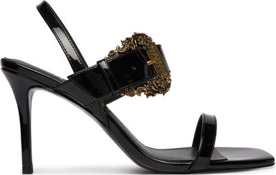 Versace Jeans Couture - Sandały damskie na lato ze sklepu: eobuwie.pl w kategorii: Sandały damskie - zdjęcie WP-EBWP-9KUZS-09B_0000306046757