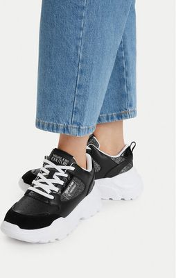 Buty sportowe damskie na wiosnę Versace Jeans Couture ze sklepu: eobuwie.pl w kategorii: Buty sportowe damskie - zdjęcie WP-EBWP-9KUZS-09B_0000306046924