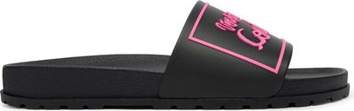 Klapki damskie na lato Versace Jeans Couture ze sklepu: eobuwie.pl w kategorii: Klapki damskie - zdjęcie WP-EBWP-9KUZS-09B_0000306047273