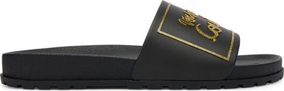 Klapki damskie na lato Versace Jeans Couture ze sklepu: eobuwie.pl w kategorii: Klapki damskie - zdjęcie WP-EBWP-9KUZS-09B_0000306047280
