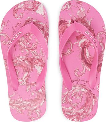 Klapki damskie na lato Versace Jeans Couture ze sklepu: eobuwie.pl w kategorii: Klapki damskie - zdjęcie WP-EBWP-9KUZS-09B_0000306047327