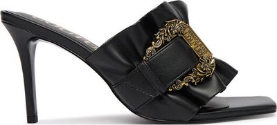 Klapki damskie na lato Versace Jeans Couture ze sklepu: eobuwie.pl w kategorii: Klapki damskie - zdjęcie WP-EBWP-9KUZS-09B_0000306047426