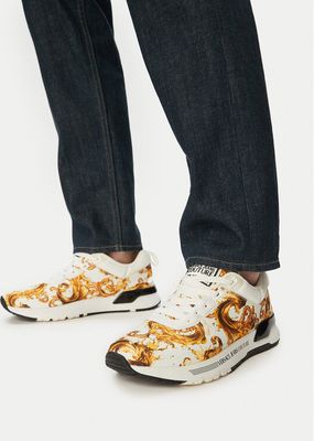 Buty sportowe męskie na wiosnę Versace Jeans Couture ze sklepu: eobuwie.pl w kategorii: Buty sportowe męskie - zdjęcie WP-EBWP-9KUZS-09B_0000306047532
