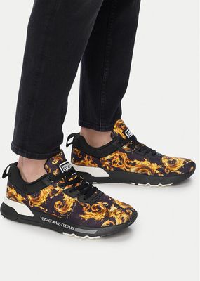 Buty sportowe męskie na wiosnę Versace Jeans Couture ze sklepu: eobuwie.pl w kategorii: Buty sportowe męskie - zdjęcie WP-EBWP-9KUZS-09B_0000306047549