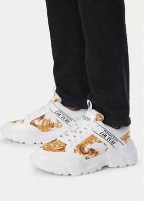 Buty sportowe męskie na wiosnę Versace Jeans Couture ze sklepu: eobuwie.pl w kategorii: Buty sportowe męskie - zdjęcie WP-EBWP-9KUZS-09B_0000306047914