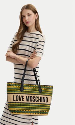Love Moschino - Torba letnia wakacyjna ze sklepu: eobuwie.pl w kategorii: Torby letnie - zdjęcie WP-EBWP-9KUZS-09B_0000306070233