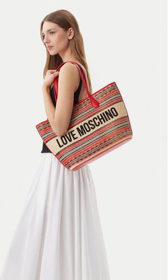 Love Moschino - Torba letnia na wakacje ze sklepu: eobuwie.pl w kategorii: Torby letnie - zdjęcie WP-EBWP-9KUZS-09B_0000306070264