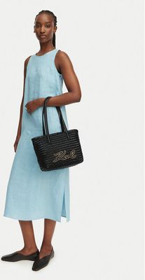 Karl Lagerfeld - Torba letnia wakacyjna ze sklepu: eobuwie.pl w kategorii: Torby letnie - zdjęcie WP-EBWP-9KUZS-09B_0000306085169