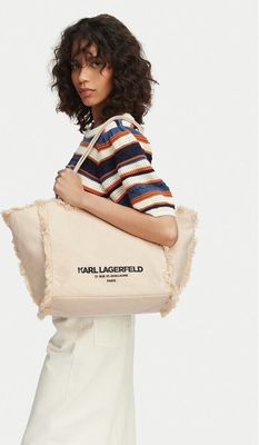 Karl Lagerfeld - Torba letnia wakacyjna ze sklepu: eobuwie.pl w kategorii: Torby letnie - zdjęcie WP-EBWP-9KUZS-09B_0000306085749