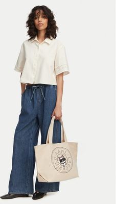 Shopper bag wakacyjna Karl Lagerfeld ze sklepu: eobuwie.pl w kategorii: Torby Shopper bag - zdjęcie WP-EBWP-9KUZS-09B_0000306085824