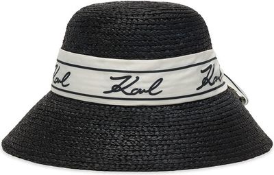 Kapelusz damski elegancki Karl Lagerfeld ze sklepu: eobuwie.pl w kategorii: Kapelusze damskie - zdjęcie WP-EBWP-9KUZS-09B_0000306085978