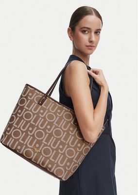 Shopper bag w stylu młodzieżowym Liu Jo ze sklepu: eobuwie.pl w kategorii: Torby Shopper bag - zdjęcie WP-EBWP-9KUZS-09B_0000306099258