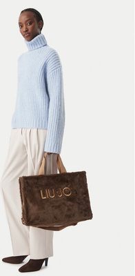 Shopper bag elegancka Liu Jo ze sklepu: eobuwie.pl w kategorii: Torby Shopper bag - zdjęcie WP-EBWP-9KUZS-09B_0000306101012