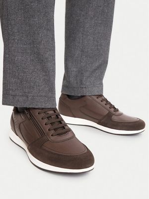 Buty sportowe męskie jesienne Geox ze sklepu: eobuwie.pl w kategorii: Buty sportowe męskie