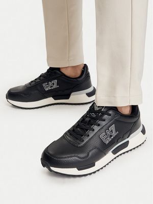 Buty sportowe męskie jesienne EA7 Emporio Armani ze sklepu: eobuwie.pl w kategorii: Buty sportowe męskie