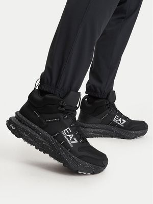 czarny Buty sportowe męskie sportowe EA7 Emporio Armani ze sklepu: eobuwie.pl w kategorii: Buty sportowe męskie