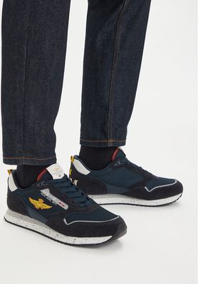 Buty sportowe męskie na jesień Aeronautica Militare ze sklepu: eobuwie.pl w kategorii: Buty sportowe męskie - zdjęcie WP-EBWP-9KUZS-09B_0000306129559