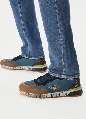 Buty sportowe męskie jesienne Aeronautica Militare ze sklepu: eobuwie.pl w kategorii: Buty sportowe męskie - zdjęcie WP-EBWP-9KUZS-09B_0000306130029