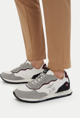 Buty sportowe męskie na wiosnę Aeronautica Militare ze sklepu: eobuwie.pl w kategorii: Buty sportowe męskie - zdjęcie WP-EBWP-9KUZS-09B_0000306130203