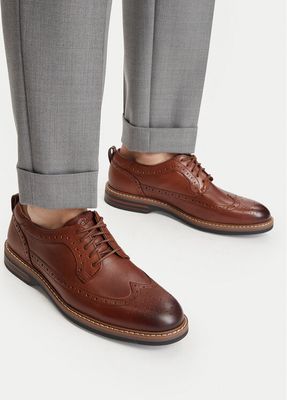 brązowy Półbuty męskie Clarks ze sklepu: eobuwie.pl w kategorii: Półbuty męskie