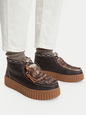 Botki płaskie Clarks ze sklepu: eobuwie.pl w kategorii: Botki