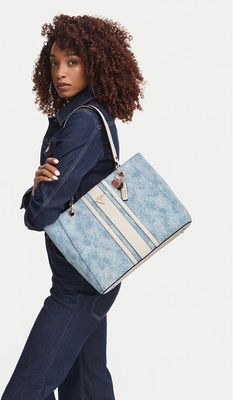 Shopper bag elegancka Guess ze sklepu: eobuwie.pl w kategorii: Torby Shopper bag - zdjęcie WP-EBWP-9KUZS-09B_0000306156456