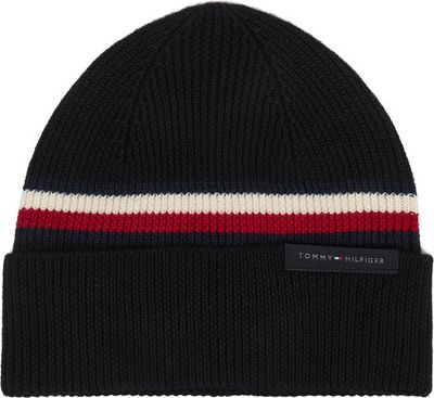 Czapka zimowa męska Tommy Hilfiger ze sklepu: eobuwie.pl w kategorii: Czapki zimowe męskie - zdjęcie WP-EBWP-9KUZS-09B_0000306161702