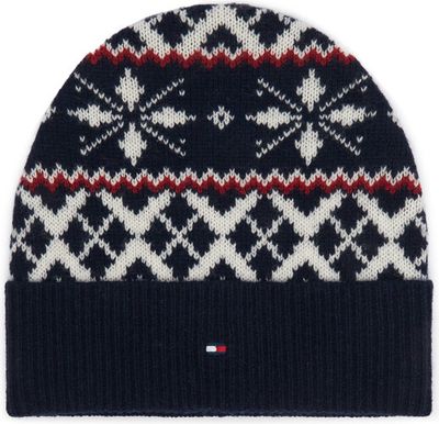 Czapka zimowa męska Tommy Hilfiger ze sklepu: eobuwie.pl w kategorii: Czapki zimowe męskie - zdjęcie WP-EBWP-9KUZS-09B_0000306162204