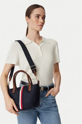 Shopper bag elegancka Tommy Hilfiger ze sklepu: eobuwie.pl w kategorii: Torby Shopper bag
